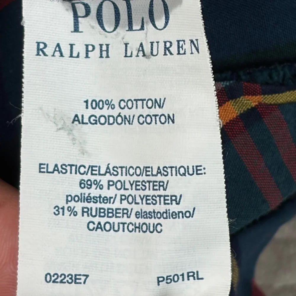 Polo Ralph Lauren Mens Plaid Pajama Pants Green Blue‎ Red Cotton Sleep XL P501RL